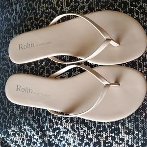 Rohb Women's Cream Sandals Size 8